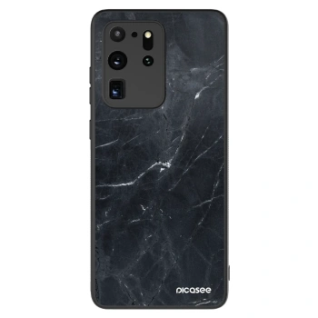 Hülle für Samsung Galaxy S20 Ultra 5G G988F - Black marble