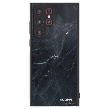 Picasee ULTIMATE CASE für Samsung Galaxy S22 Ultra 5G - Black marble