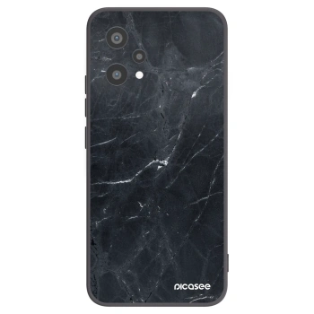 Picasee Realme 9 Pro 5G Hülle - Schwarzes Silikon - Black marble