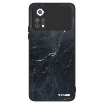 Hülle für Xiaomi Poco X4 Pro 5G - Black marble