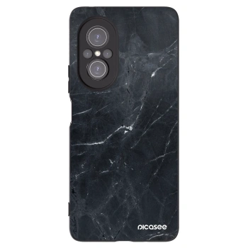 Picasee Huawei Nova 9 SE Hülle - Schwarzes Silikon - Black marble