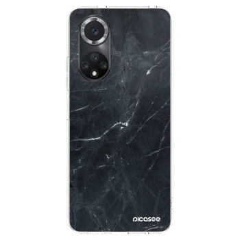 Picasee Huawei Nova 9 SE Hülle - Transparentes Silikon - Black marble