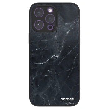 Picasee ULTIMATE CASE für Apple iPhone 14 Pro Max - Black marble