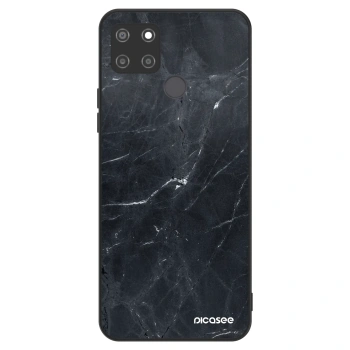 Hülle für Realme C21Y - Black marble