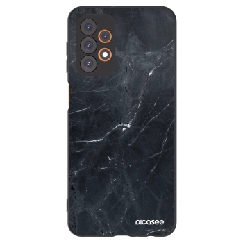 Picasee Samsung Galaxy A23 A236B 5G Hülle - Schwarzes Silikon - Black marble