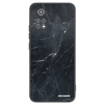 Picasee Xiaomi Redmi Note 11S 5G Hülle - Schwarzes Silikon - Black marble