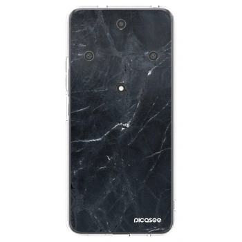 Picasee Honor Magic5 Lite 5G Hülle - Transparentes Silikon - Black marble