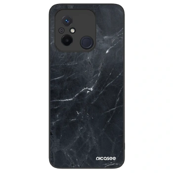 Hülle für Xiaomi Redmi 12C - Black marble
