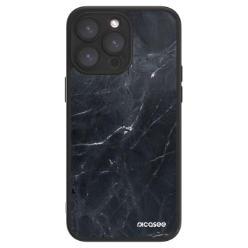 Picasee ULTIMATE CASE für Apple iPhone 15 Pro Max - Black marble