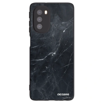 Hülle für Motorola Moto G51 - Black marble