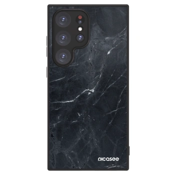Picasee ULTIMATE CASE PowerShare für Samsung Galaxy S24 Ultra S928B 5G - Black marble
