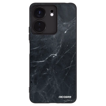 Picasee Xiaomi Redmi 13C 4G Hülle - Schwarzes Silikon - Black marble