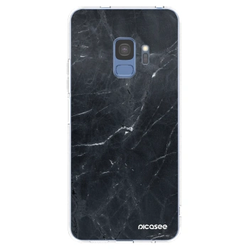 Hülle für Samsung Galaxy S9 G960F - Black marble