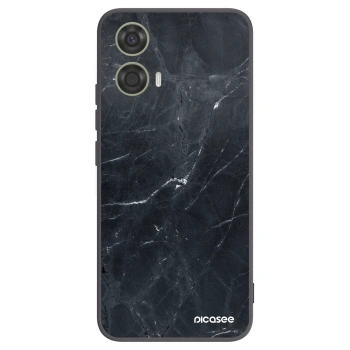 Hülle für Motorola Moto G24 - Black marble