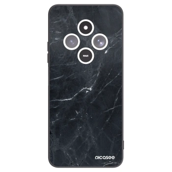 Picasee Xiaomi Redmi 14C Hülle - Schwarzes Silikon - Black marble