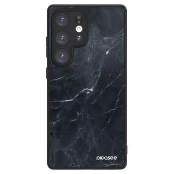 Picasee ULTIMATE CASE PowerShare für Samsung Galaxy S25 Ultra 5G - Black marble