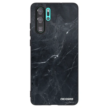 Hülle für Huawei P30 Pro - Black marble