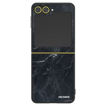 Hülle für Samsung Galaxy Z Flip5 5G - Black marble