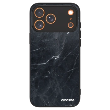 Picasee ULTIMATE CASE MagSafe für Apple iPhone 17 Pro Max - Black marble