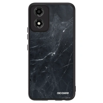 Hülle für Motorola Moto E14 - Black marble