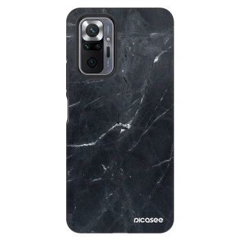 Hülle für Xiaomi Redmi Note 10 Pro - Black marble