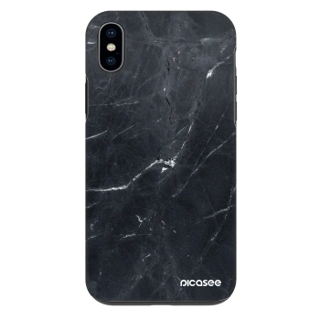 Hülle für Apple iPhone XS Max - Black marble