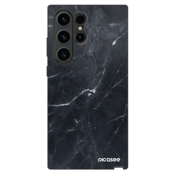 Hülle für Samsung Galaxy S23 Ultra 5G - Black marble