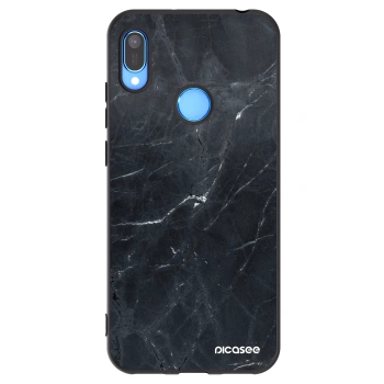 Hülle für Huawei Y6 2019 - Black marble