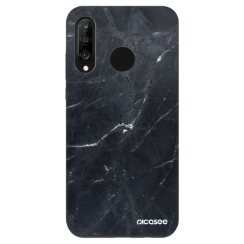 Hülle für Huawei P30 Lite - Black marble