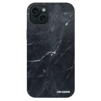 Hülle für Apple iPhone 14 Plus - Black marble