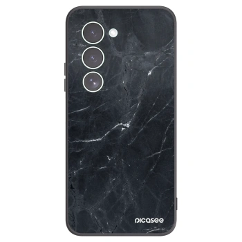Picasee Xiaomi Redmi 15 5G Hülle - Schwarzes Silikon - Black marble