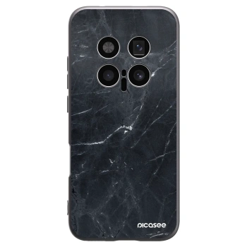 Picasee Honor Magic8 Pro 5G Hülle - Schwarzes Silikon - Black marble