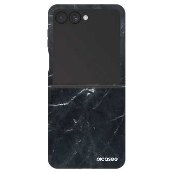 Picasee Fashion Case für Samsung Galaxy Z Flip7 5G - Black marble