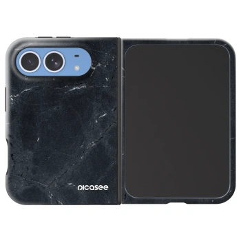 Picasee Fashion Case MagSafe für Apple iPhone Duo - Black marble