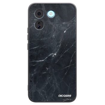 Picasee Xiaomi Redmi Note 17 Pro MAX 5G Hülle - Schwarzes Silikon - Black marble