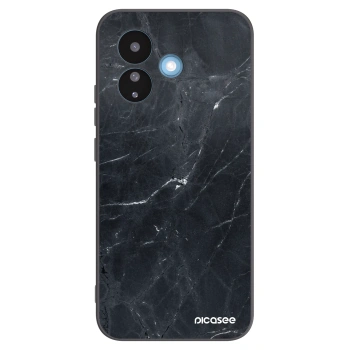 Picasee Xiaomi Redmi Note 17 Pro 5G Hülle - Schwarzes Silikon - Black marble