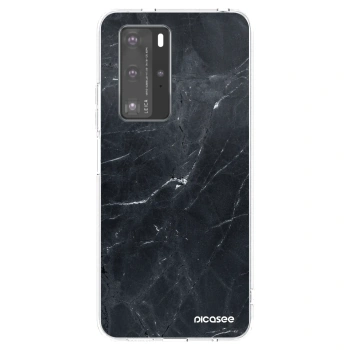 Hülle für Huawei P40 Pro - Black marble