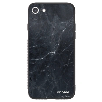 Picasee ULTIMATE CASE für Apple iPhone 7 - Black marble