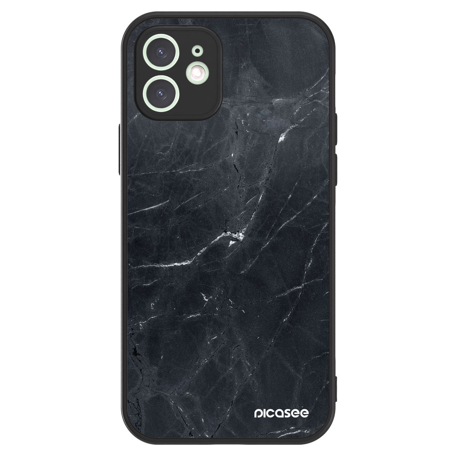 Picasee ULTIMATE CASE für Apple iPhone 12 - Black marble