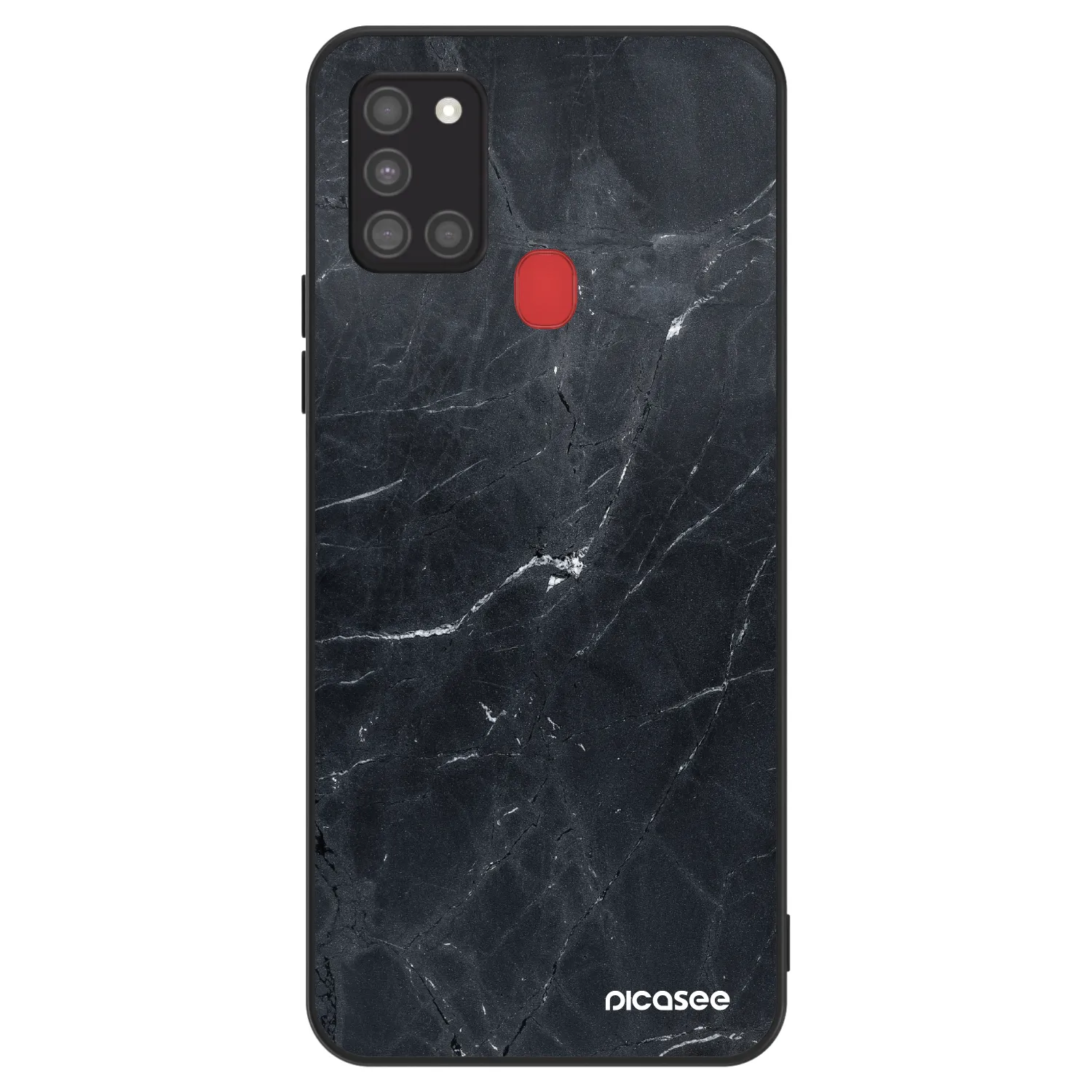 Picasee ULTIMATE CASE für Samsung Galaxy A21s - Black marble
