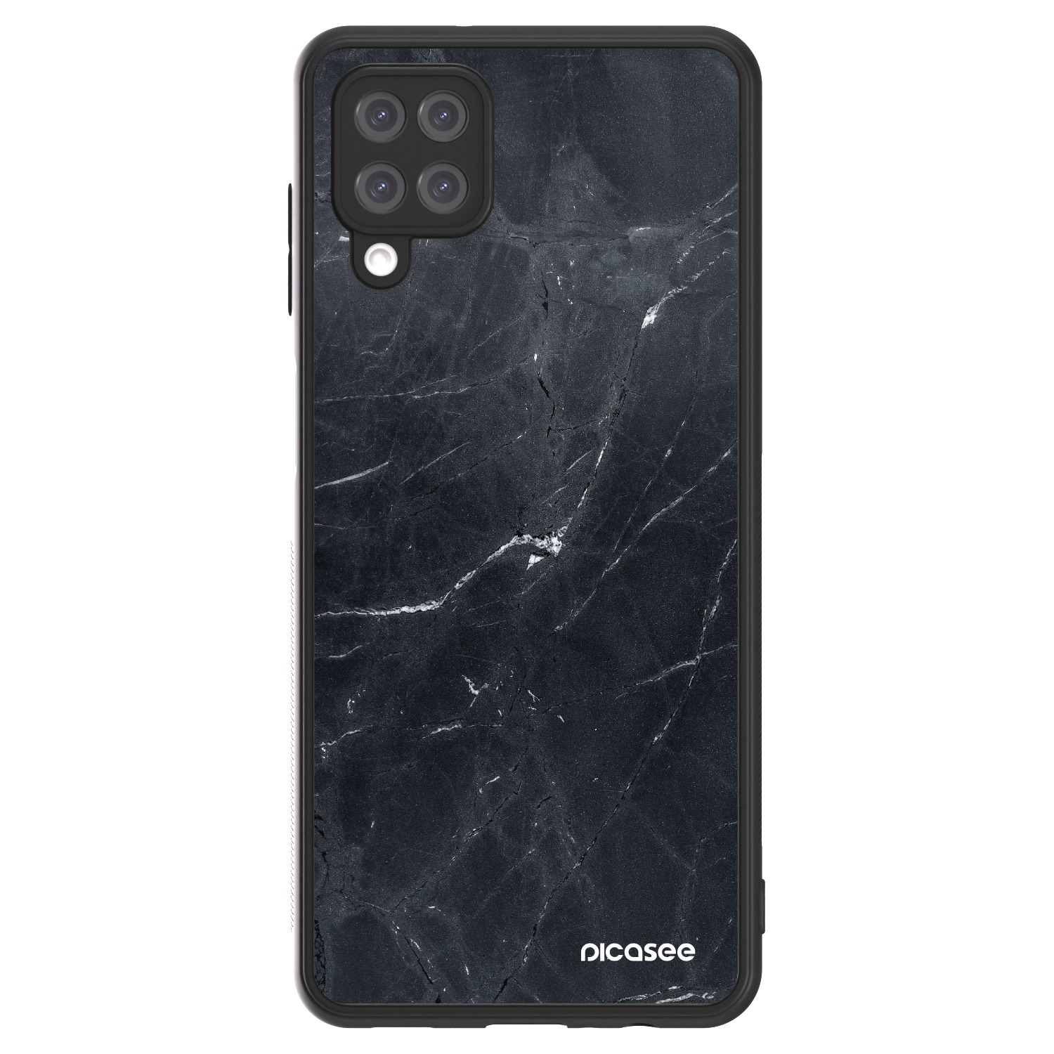 Picasee ULTIMATE CASE für Samsung Galaxy A12 A125F - Black marble