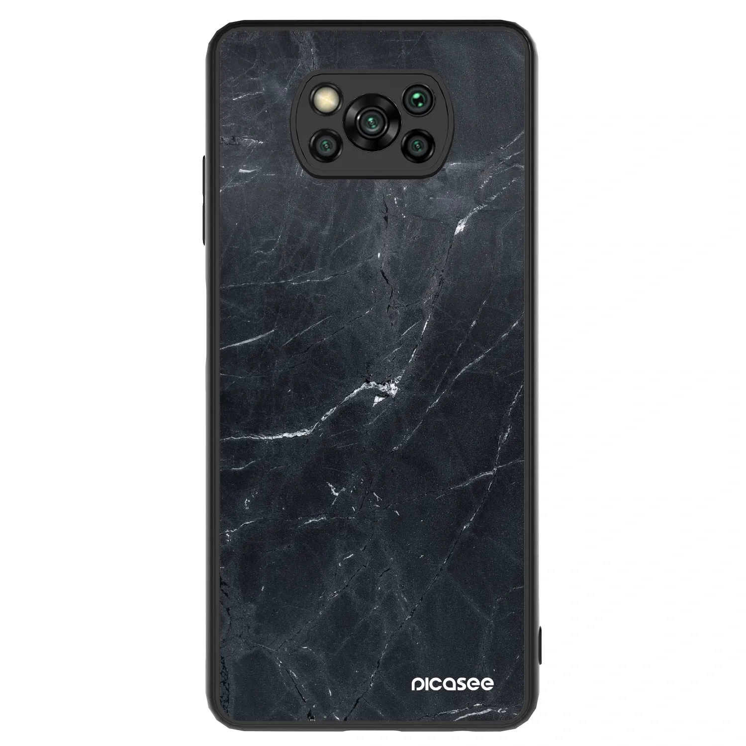 Picasee ULTIMATE CASE für Xiaomi Poco X3 - Black marble