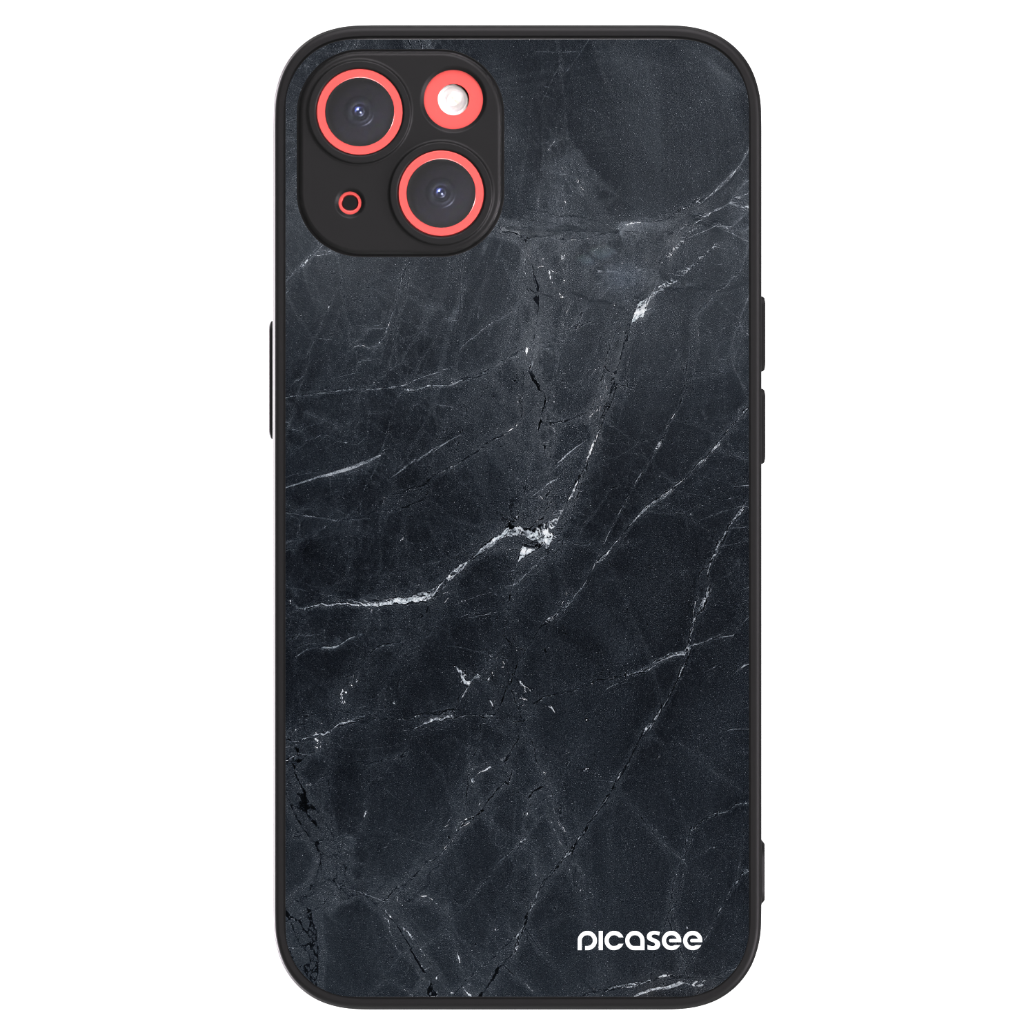 Picasee ULTIMATE CASE für Apple iPhone 13 - Black marble
