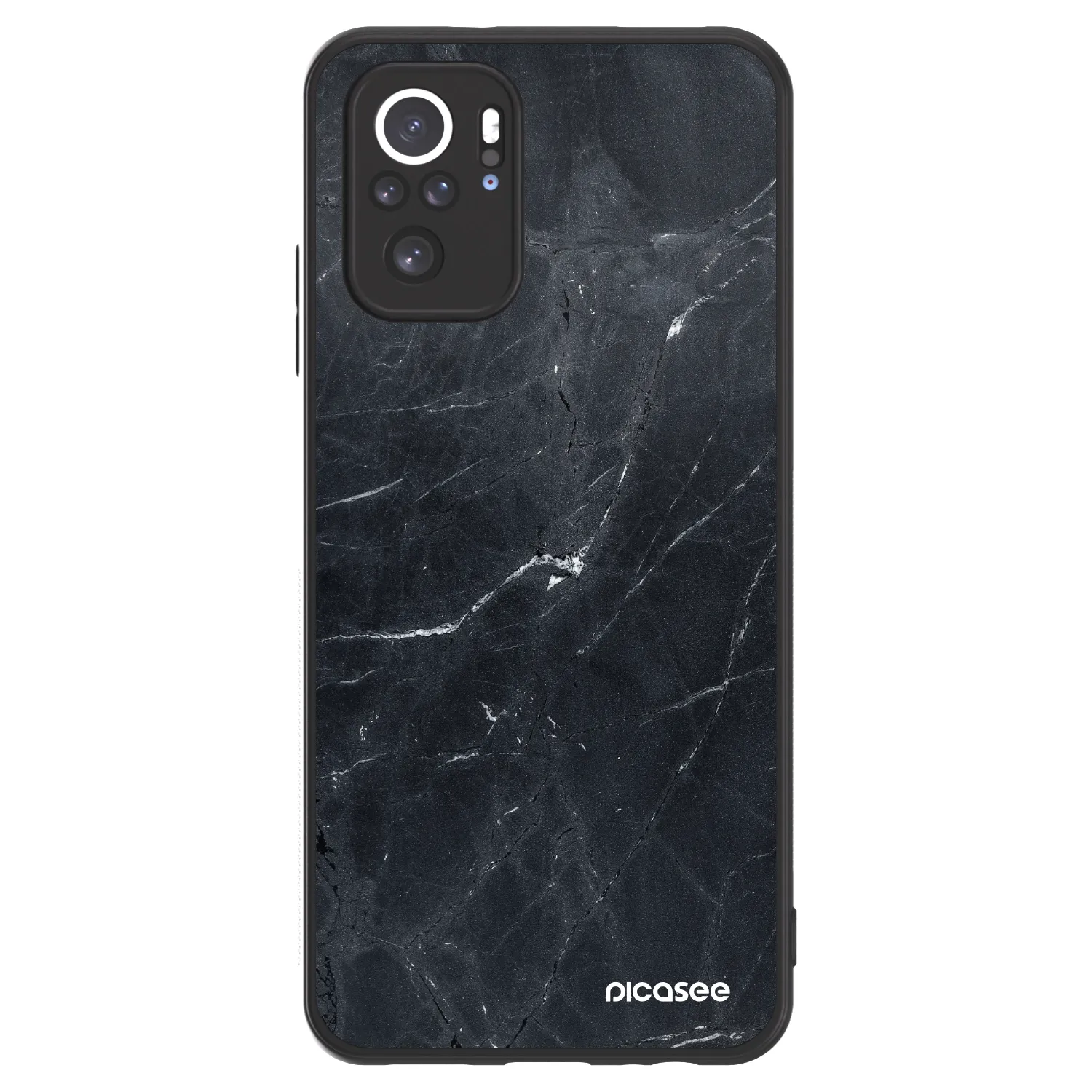 Picasee ULTIMATE CASE für Xiaomi Redmi Note 10S - Black marble