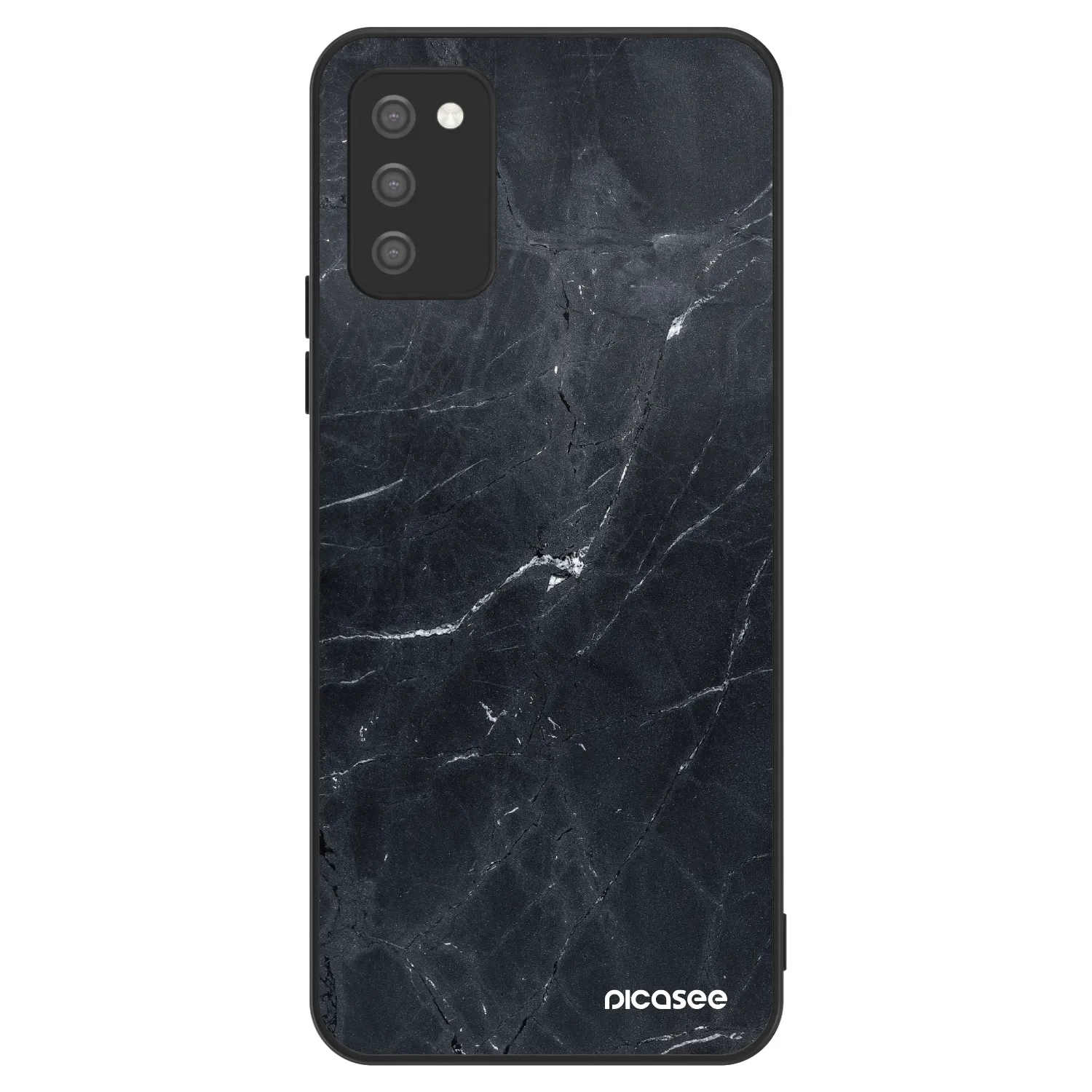Picasee ULTIMATE CASE für Samsung Galaxy A02s A025G - Black marble