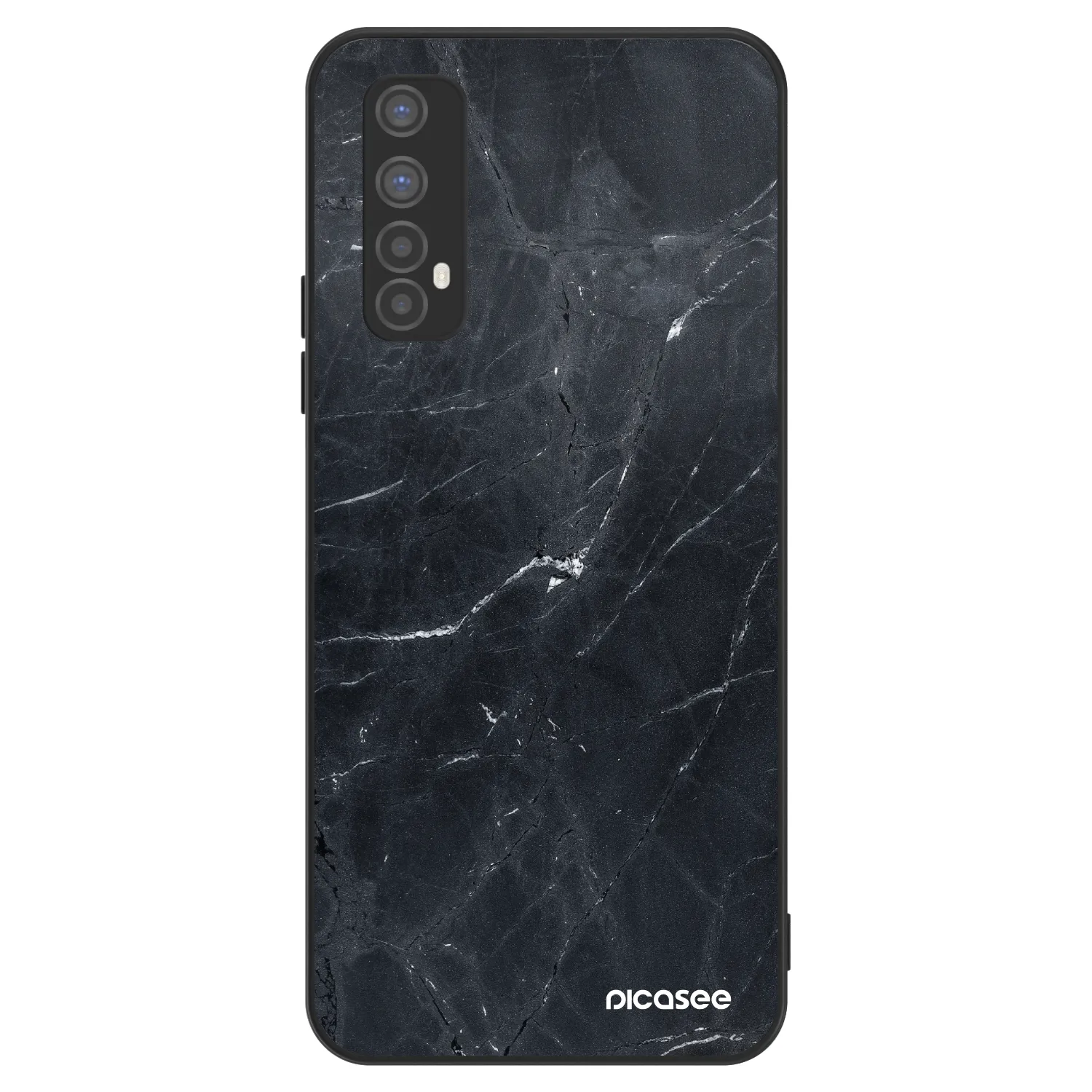 Picasee ULTIMATE CASE für Realme 7 - Black marble