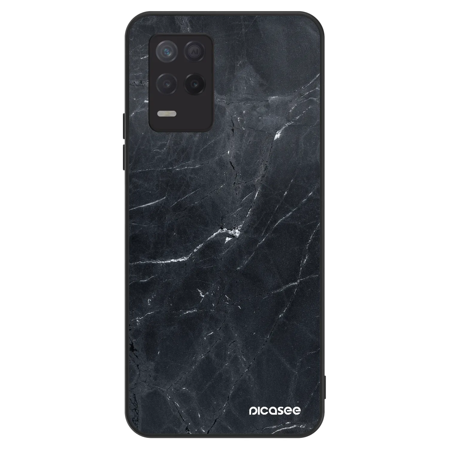 Picasee ULTIMATE CASE für Realme 8 5G - Black marble