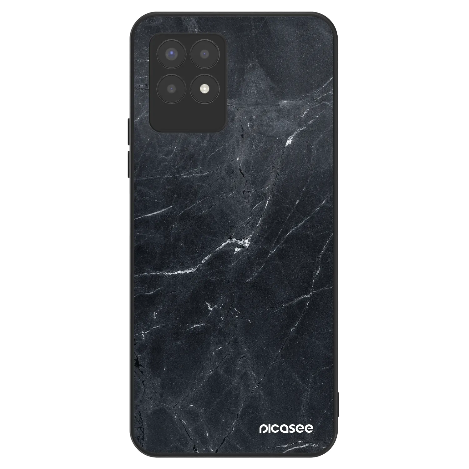 Picasee ULTIMATE CASE für Realme 8i - Black marble