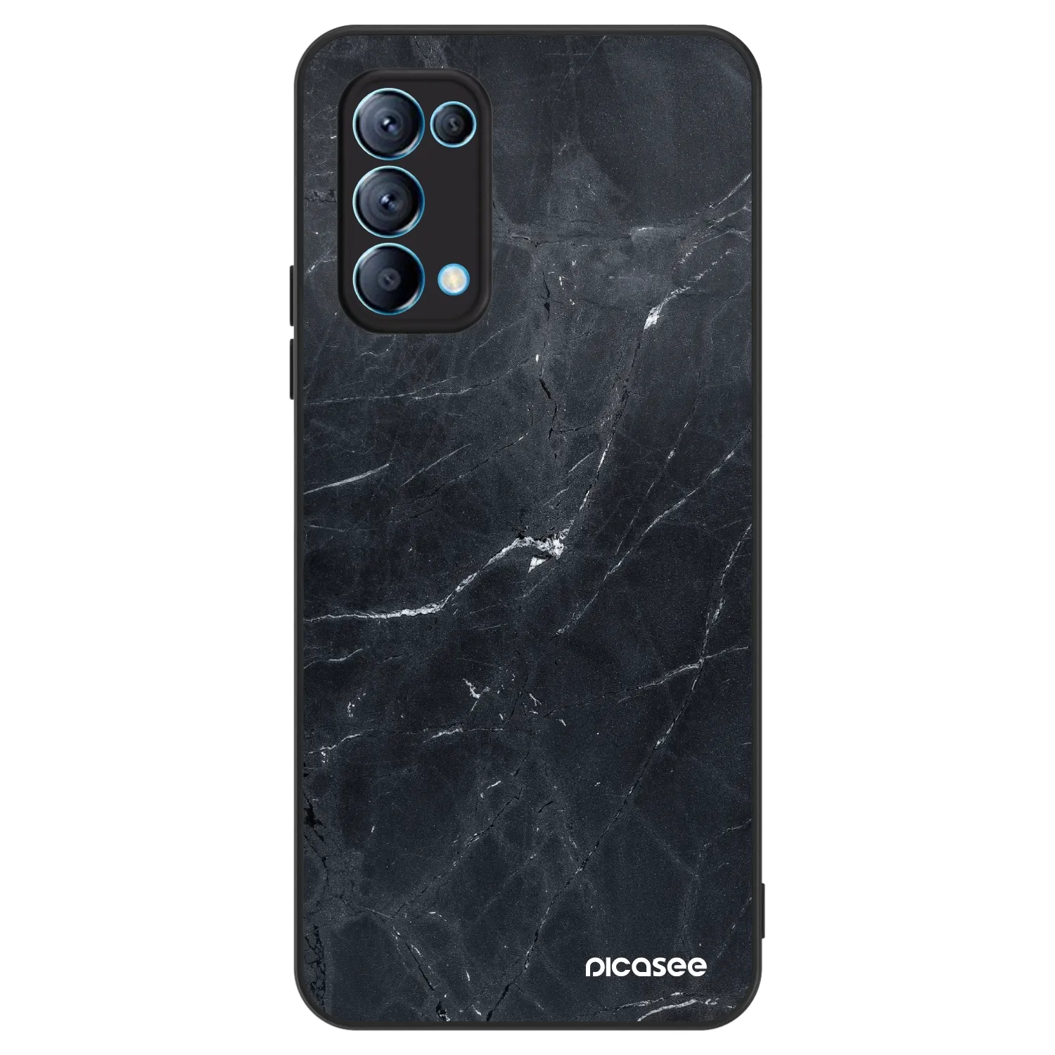 Picasee ULTIMATE CASE für OPPO Reno 5 5G - Black marble