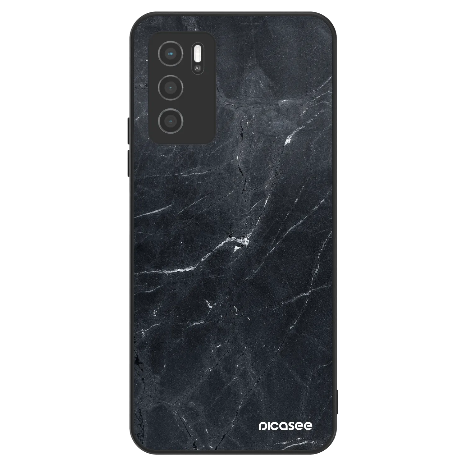 Picasee ULTIMATE CASE für OPPO A16 - Black marble